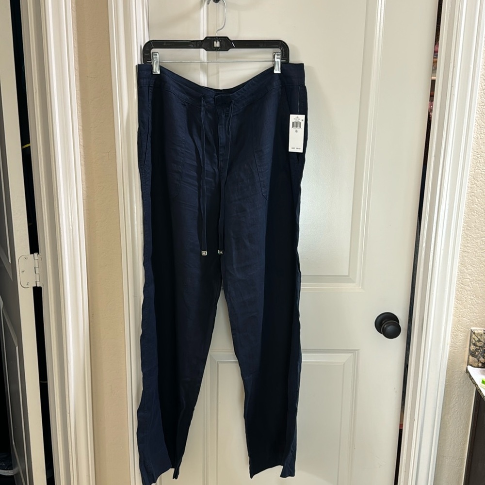 Brand New Navy blue Ralph Lauren linen pants